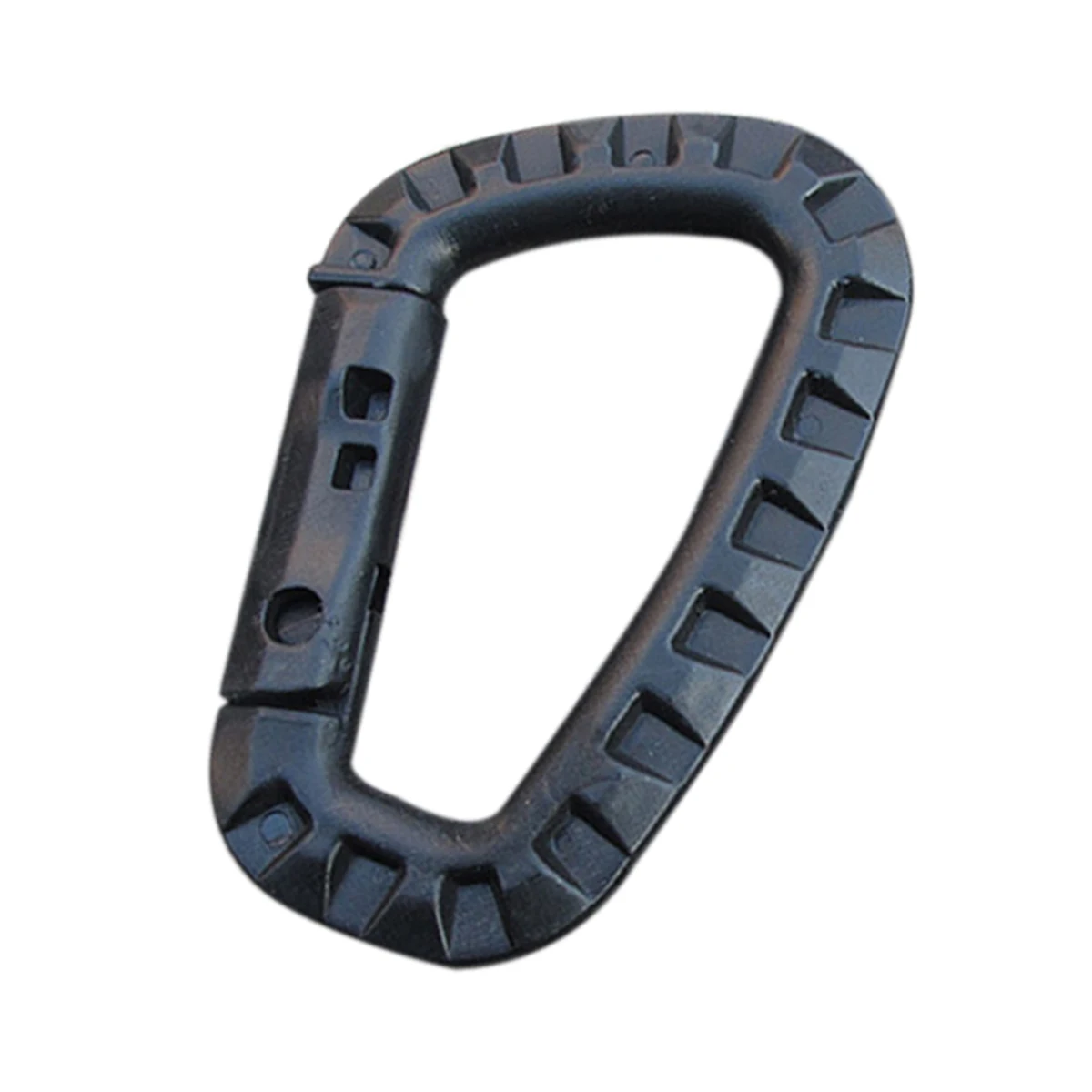 New 5 Pcs/ Lot Outdoor Camping Hiking Plastic D-Ring Carabiner Key Chain Clip Hook Buckle Travel Kits Random Color
