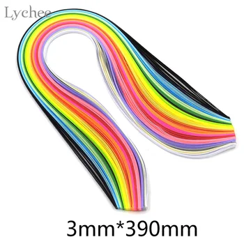 

160pcs 3mm Quilling Paper DIY Tools Rolling Paper Scrapbooking Paper Crafts Assorted Color Origami Handmade