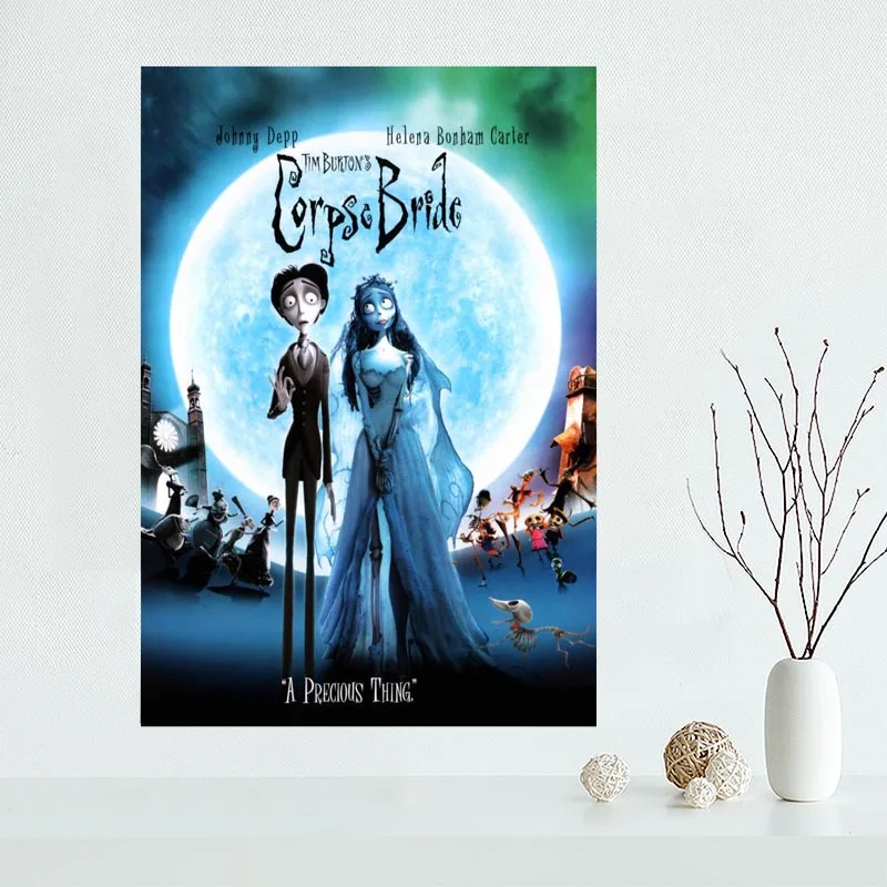 

Hot Sale Custom The Nightmare Before Christmas Canvas Poster Home Decor Poster Print creative mural art More Size Best Gift