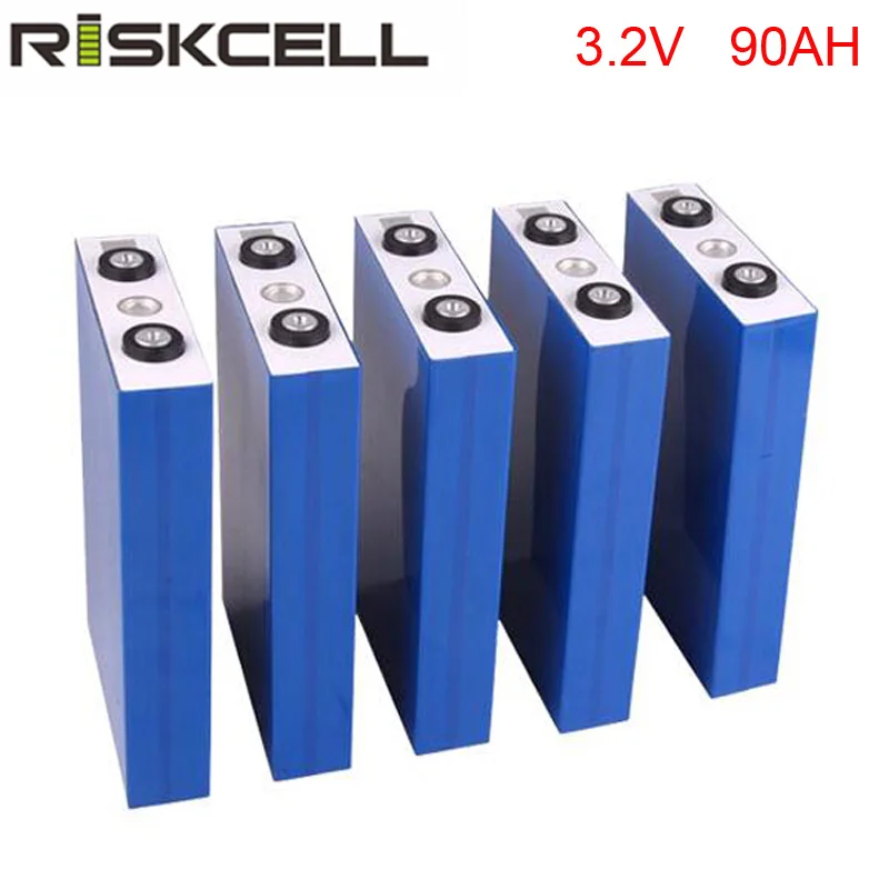 

4PCS/LOT LiFePO4 3.2V 90Ah Lithium Battery for Emergency Light, Lamp, Solar Street Light,ups,golf car,electric bike