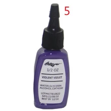 Насильственный фиолетового цвета Перманентный макияж, пигмент, профессиональное коричневое 15 мл/бутылка(1/2 OZ) косметические чернила для татуировки краски для лица губ для бровей 5 шт./лот