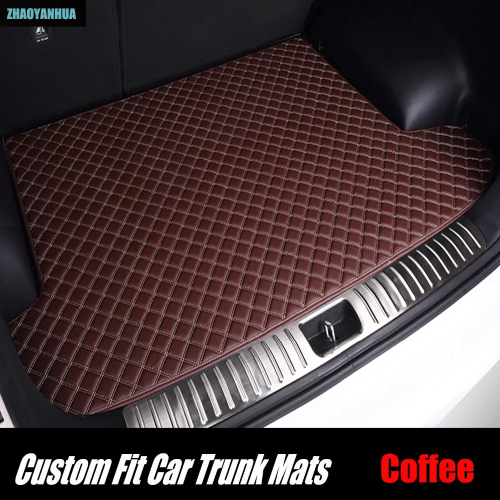 

ZHAOYANHUA Car trunk mats for Infiniti ESQ Nissan Juke accessories 5D car-styling heavy duty rugs carpet foot case liners (2014-