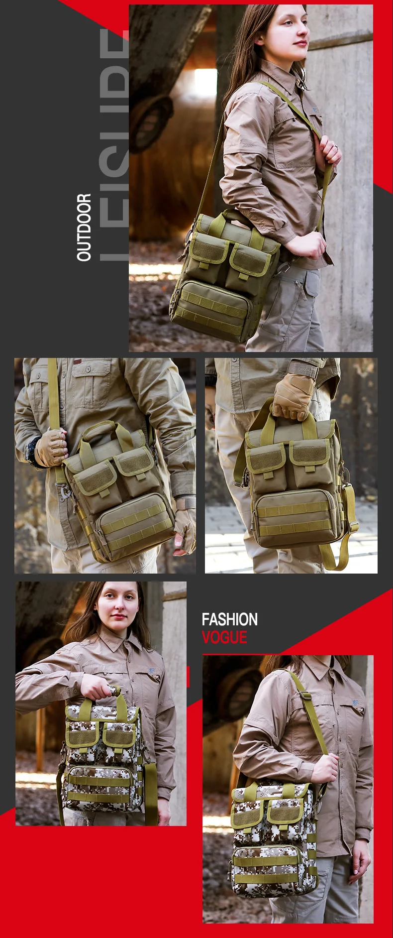 Спортивная сумка на плечо для отдыха на природе, походные аксессуары, сумка через плечо, Военная Тактическая Сумка, камуфляжная сумка-мессенджер 800D