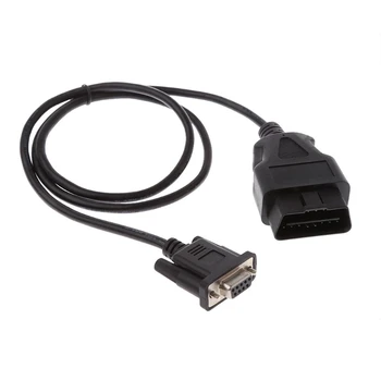 

Universal OBD2 16Pin TO DB9 RS232 Adapter Cable Car Auto Diagnostic Interface Pro OBDII Cable Extender diagnostic tool