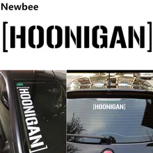 Newbee 58 см x 10 см креативный HOONIGAN стикер винил JDM Кен Блок автомобиль Drift HOON низкий турбо тюнер для Fiesta наклейка на бампер, окно