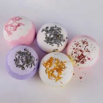 

Flower Bubble Bath Bomb Ball Essential Oil Moisturizing Bath SPA Stress Relief Exfoliating Bath Salt Bathing Accessories J2