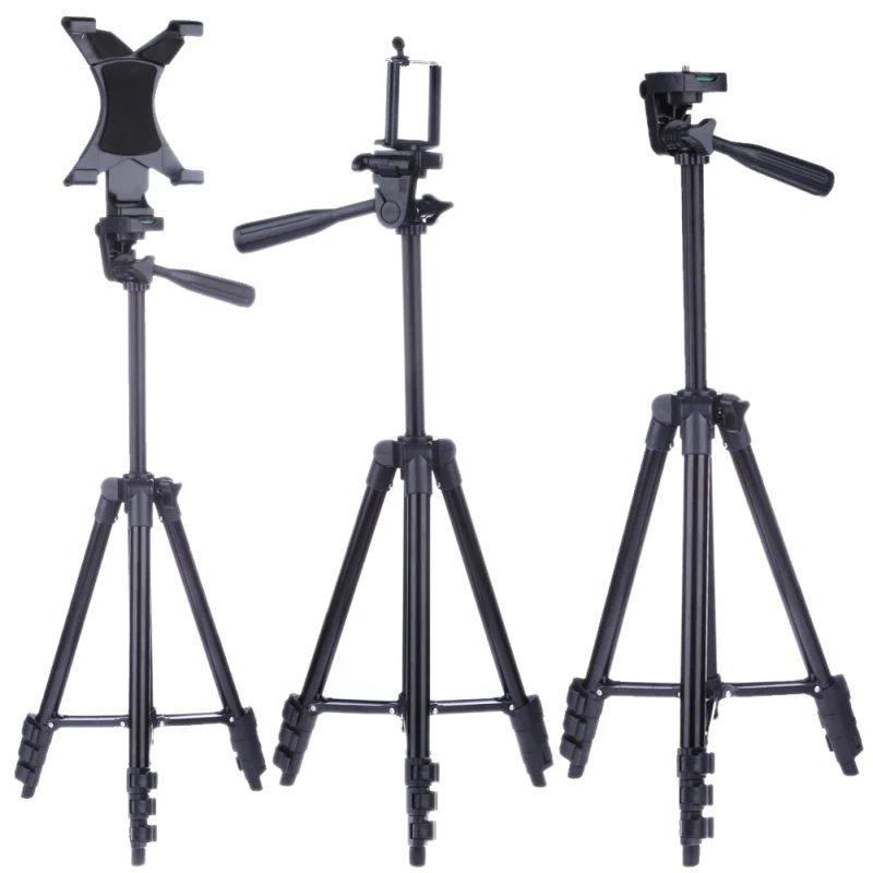 Professional Camera Aluminum Tripod Stand Holder For iPad 2 3 4 Mini Protable Tripod For Air Pro Fo
