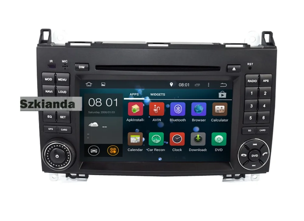 Sale 7 inch HD Android 7.1 Car DVD Player for Mercedes-benz B200 W169 A160 Viano Vito GPS NAVI RADIO BT built-in 4G wifi dvr Free map 1