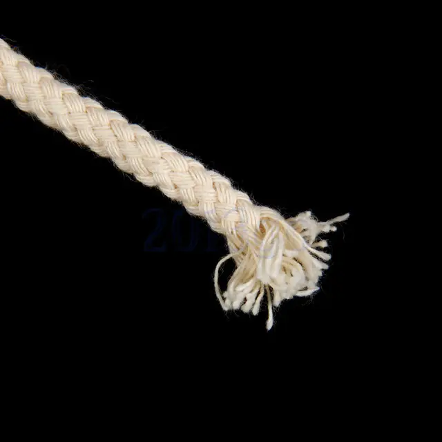 Stoppino Per Lampada A Cherosene 5 Piedi Stoppino Rotondo In Fibra Di Vetro 3/4" X 5 Piedi Per Lampade A Cherosene, Torce Tiki, Candele A Olio - USA Torre Faro - Foto 5