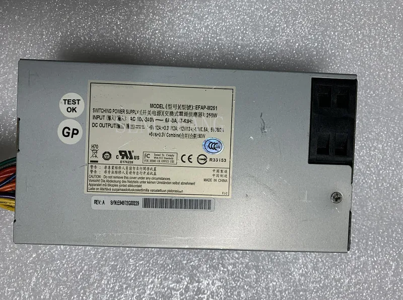 

Free shipping High quality power supply for EFAP-M251 250W fully tested