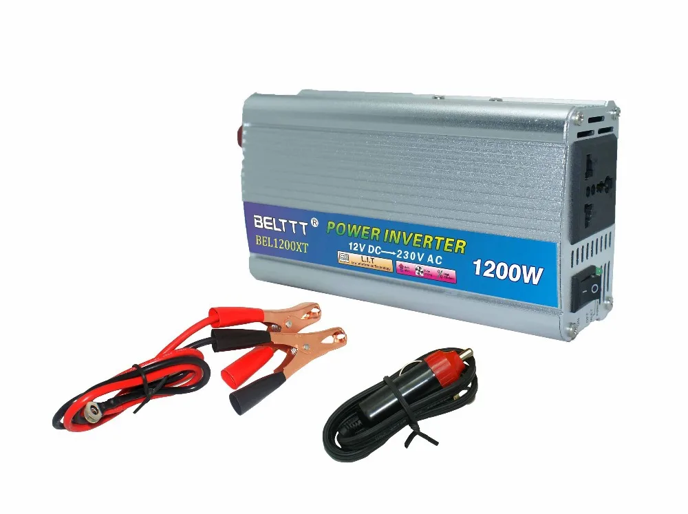 BELTTT Высокая Частота Модифицированная Синусоида Инвертер 1200 Вт DC12V-AC220V-1200W BEL1200XT