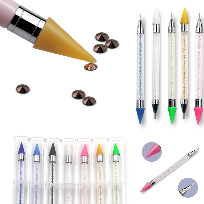 

10 Pcs Diamond Painting Full Square Point Drill Pen Rhinestones Mosaic Pictures Double Head Nail Art Numbers Diamond Embroidery