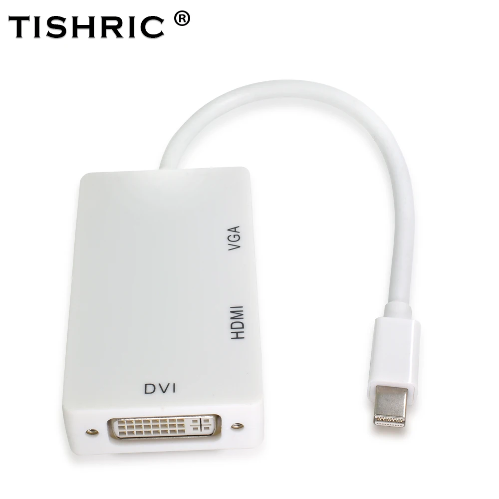 THSHRIC 3 в 1 Mini DP HDMI VAG DVI адаптер цифро аналоговый аудио 1080 конвертер Displayport для Mac