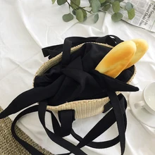 FGGS Новая женская пасторальная тканая сумка, тканая сумка, плетеная корзина, сумка на плечо, женская сумка на запястье