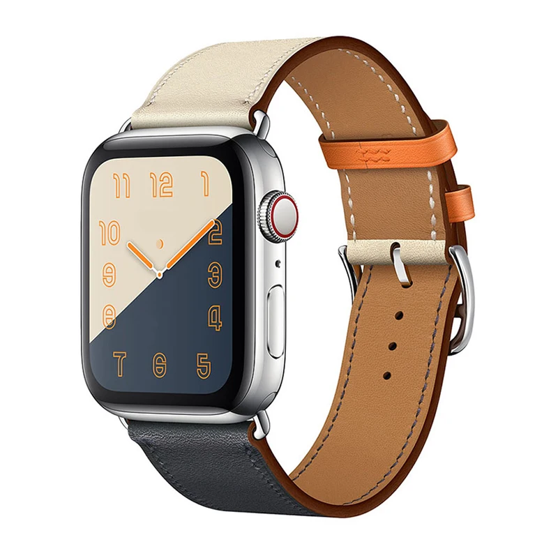 Ремешок с пряжкой для Apple Watch Series 4 3 2 1 ремешок для iwatch кожаный ремешок для Apple Watch