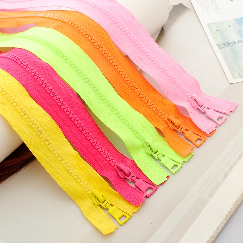 

5pcs Meetee 5# Resin Zippers Close End 15-25cm Open End 30-80cm Zip Closure Sewing Down Jacket Garment Bags Home Sewing Crafts