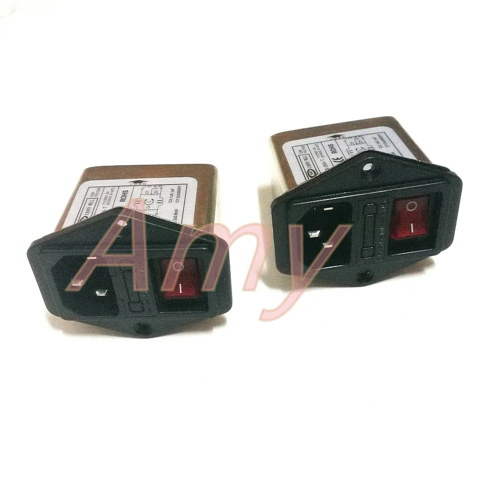 Сетевой фильтр EMI CW2B 06A однофазный выключатель 220 В переменного тока|emi filter|power emi