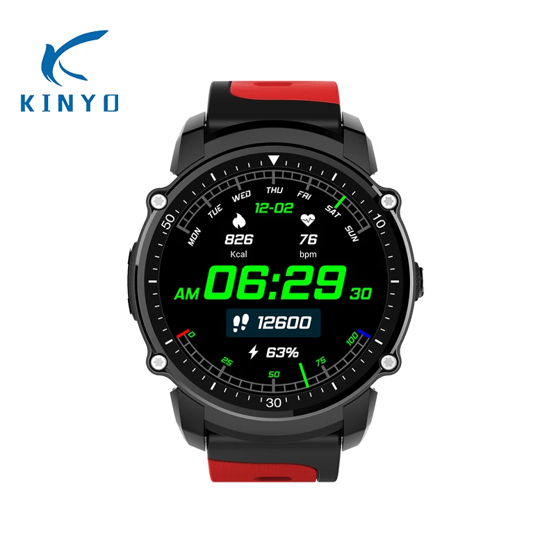 

KINYO 2018 New Heart Rate Monitoring smart Watch Detachable straps Smart watches GPS real-time location sports watch pk mi watch