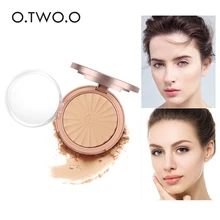 O. TWO. O матовая рассыпчатая пудра для лица водостойкая стойкая Переливающаяся отделка Прозрачный Осветляющий консилер натуральный установочный порошок