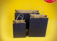 

Top Quality Portable Eco-friendly Brown Paper Bags for Shopping