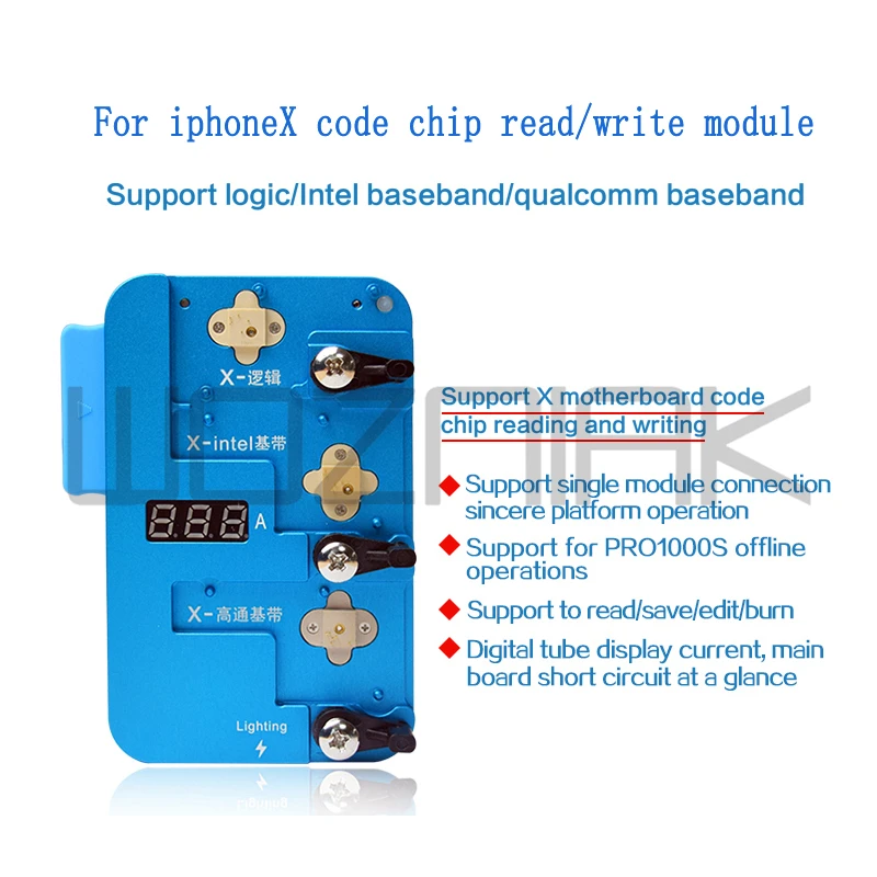 JC PRO1000S логическая лента EEPROM IC чип программист EEPROM IC чтение записи Ремонт для iPhone X XS Max XR 7 8 8P iPad 23456