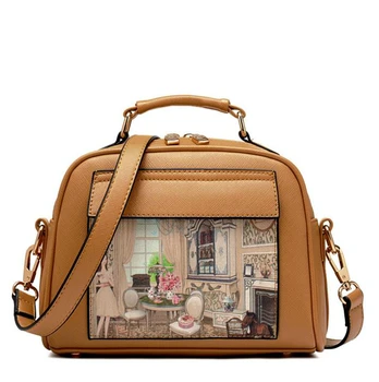 

X-Online 050417 new hot female fashion shoulder bag lady print cross body bag