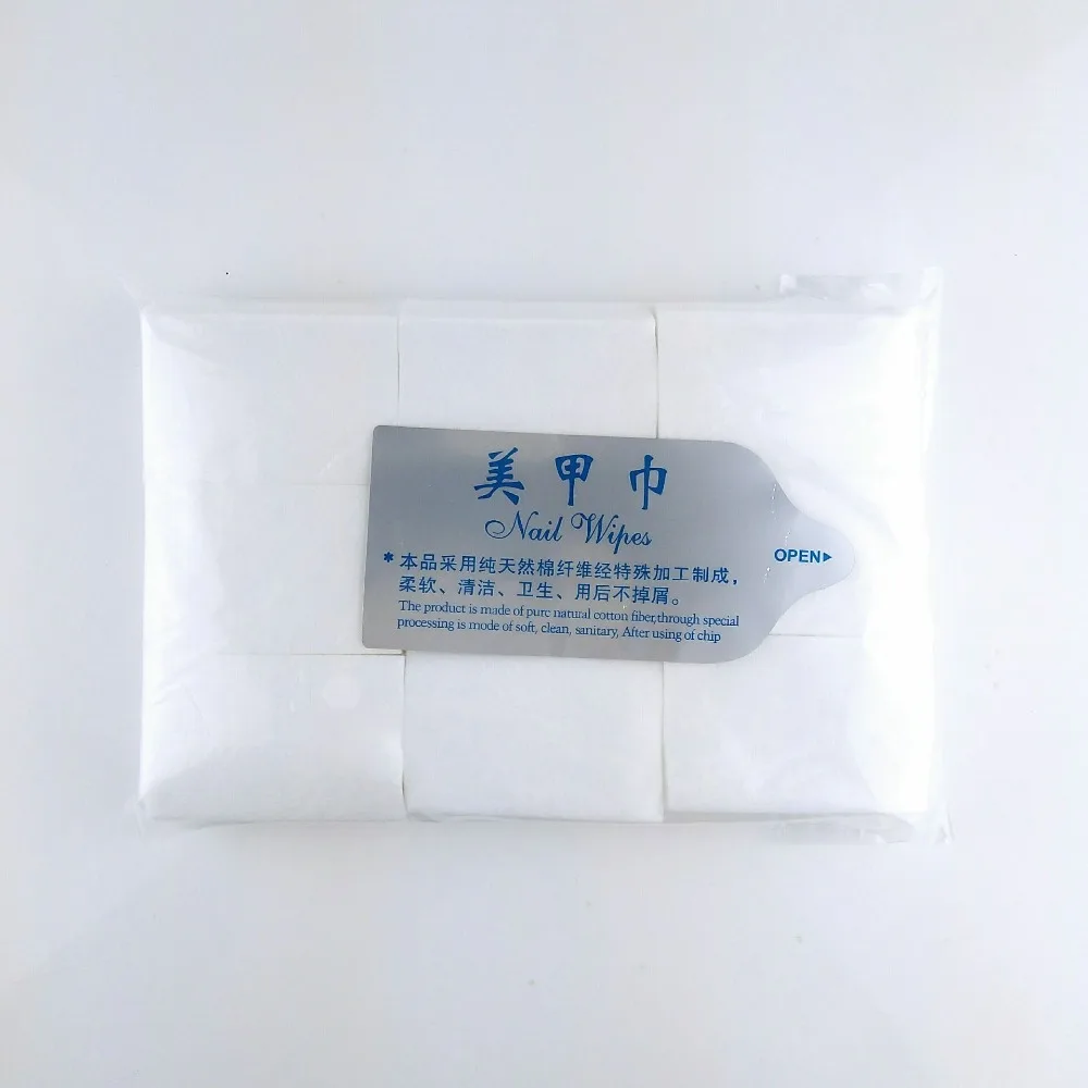 

900pcs Pack Pro Lint Free Nail Wipes Cotton Pad Nail Polish Remover UV Gel Acrylic Tips Nail Tools Manicure F0072
