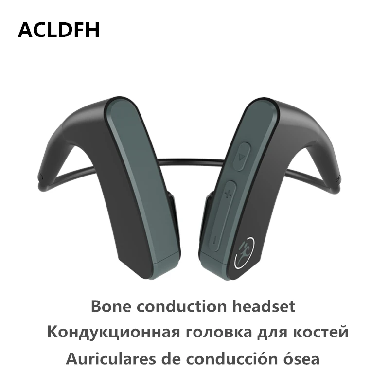 

ACLDFH Bluetooth Headset Wireless Earphone Bone Conduction Transducers Sport Wireless Earbuds with Stereo v4.1 for xiaomi huawei