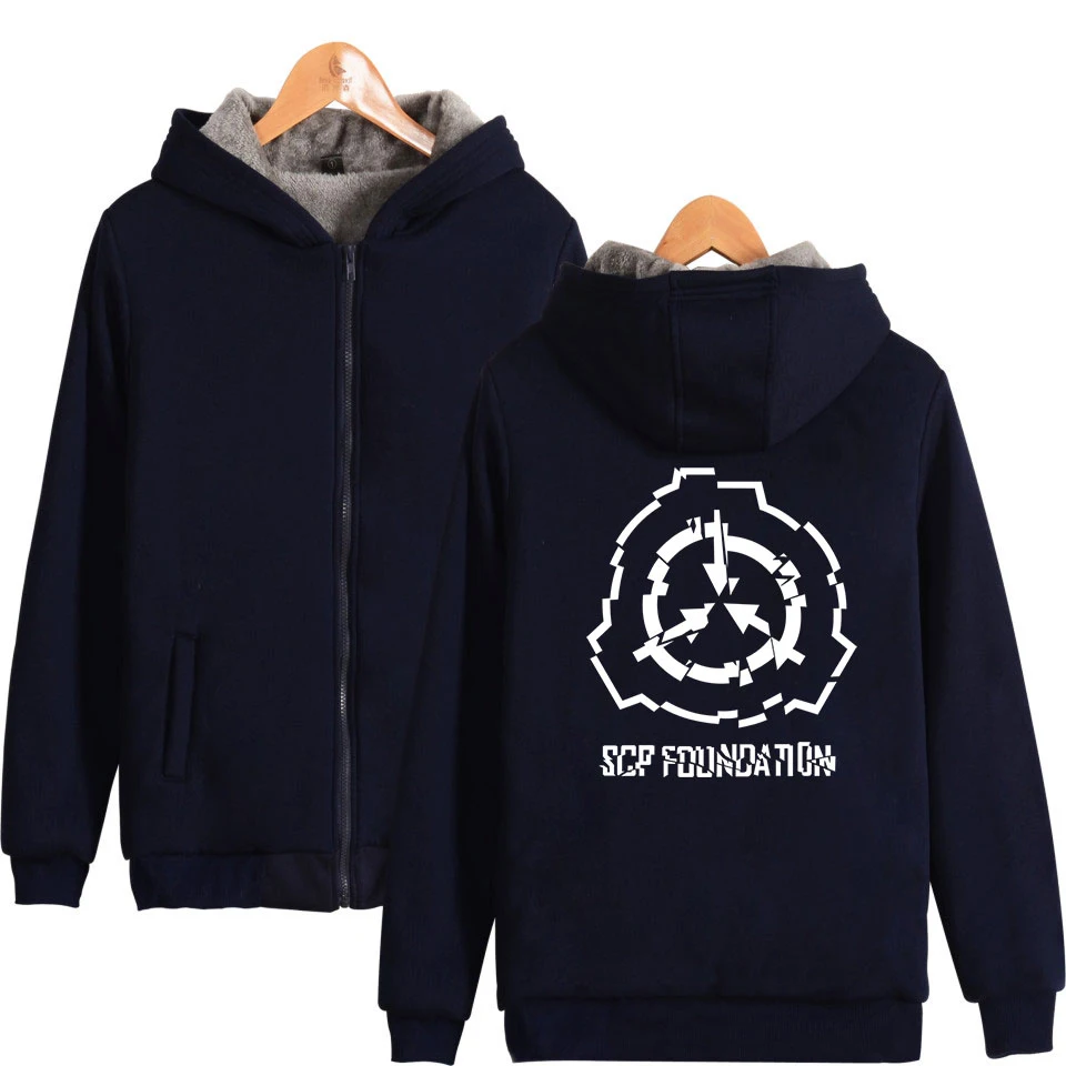 Frdun Scp Foundation Print 2019 горячая Распродажа длинный рукав толстовки на молнии с капюшоном женские и мужские повседневные K-pops одежда Pius Размер 4XL