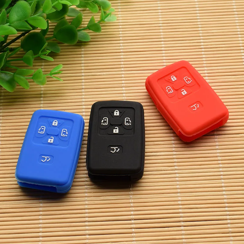 

10 units For Toyota RAV4 Alphard Vellfire Estima Noah Voxy Corolla Yaris Estima Tarago 5 Button Silicone Key Cover Protect