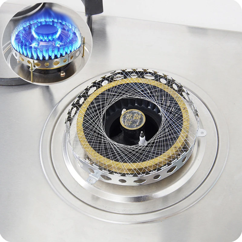 Hot sale Stainless Steel Gas Cooker Stove Torch Net Windproof Energy Saving Mesh Kitchen Accessories | Дом и сад