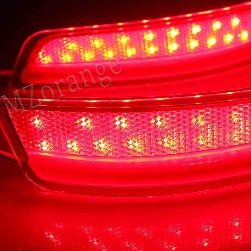 MZORANGE 2x красный задний бампер отражатель светодиодный стоп-сигнал светильник для Lexus ES GS 250 2012- для Защитные чехлы для сидений, сшитые специально для Toyota Corolla автомобильные аксессуары