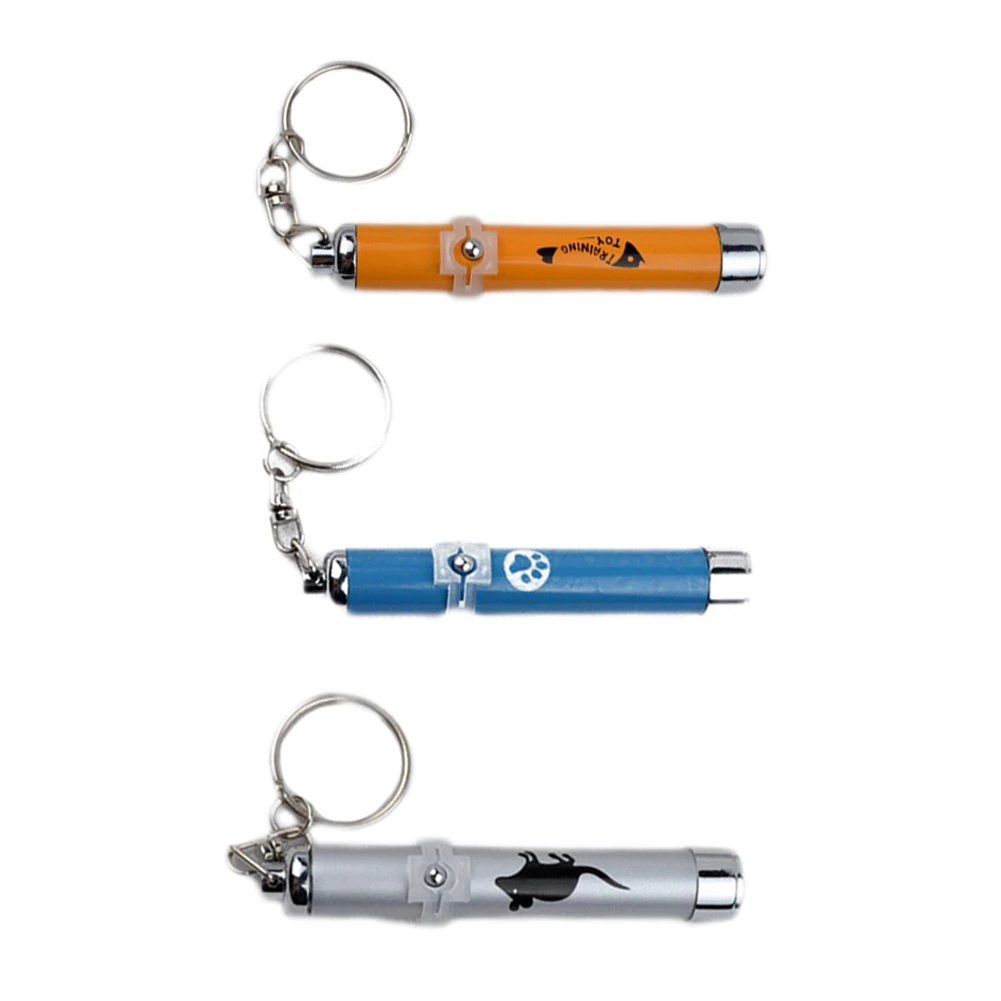 Laser Kucing Lucu Tongkat Ikan Mouse Animasi Led Lazer Pointer