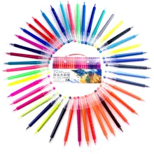 72 шт цветные ручки с двойным наконечником кисть маркер ручка Акварельная тонкая лайнер художественные маркеры для окраски Рисование Живопись, каллиграфия