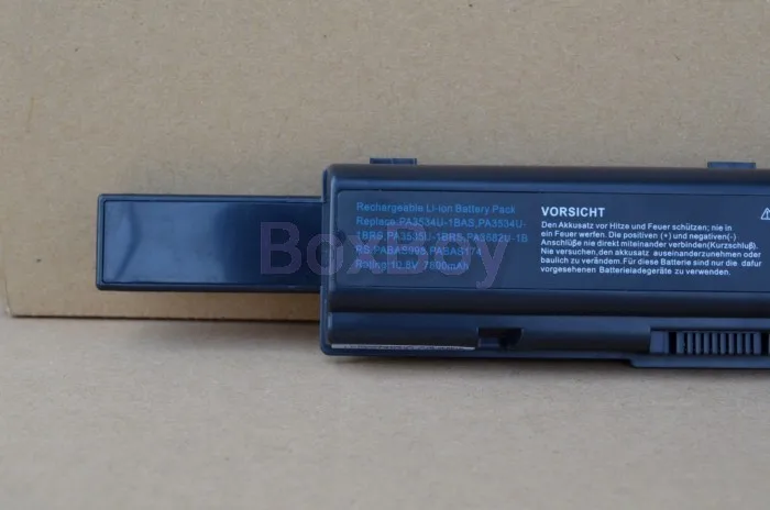 6600mAh Аккумулятор для ноутбука TOSHIBA Satellite L200 A500 A505 A505D L300 L300D L305 L305D L350 L450 L450D L455 L455D L500