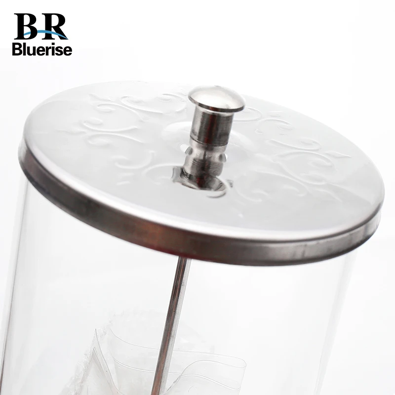 Billig Nagel Werkzeuge Sterilisator Jar Glas Nagel Desinfektion Tasse Maniküre Werkzeug Desinfektion Jar Sterilisation Container 6 zoll 9 zoll