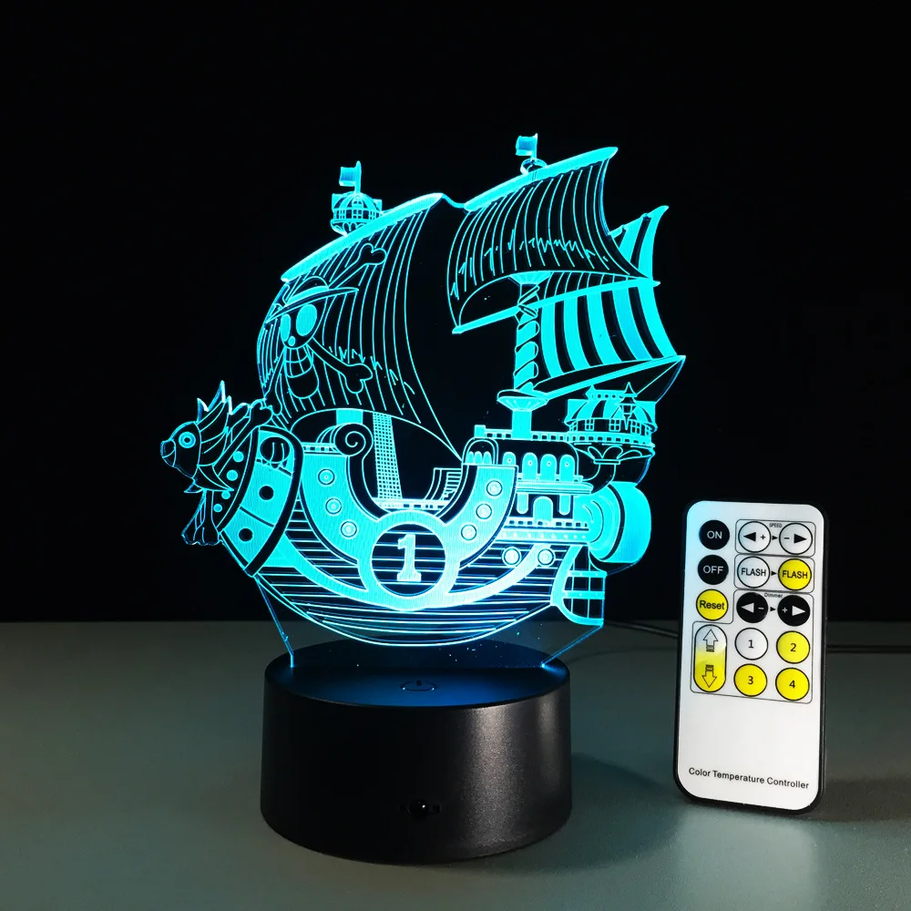 Candeeiro de Mesa Brinquedos para as Crianças Woody Desenhos Animados Ilusão Cores Mudando Led Night Light 7 Presentes Meninos 3d 6 LED Night Light 7 Woody Candeeiro de