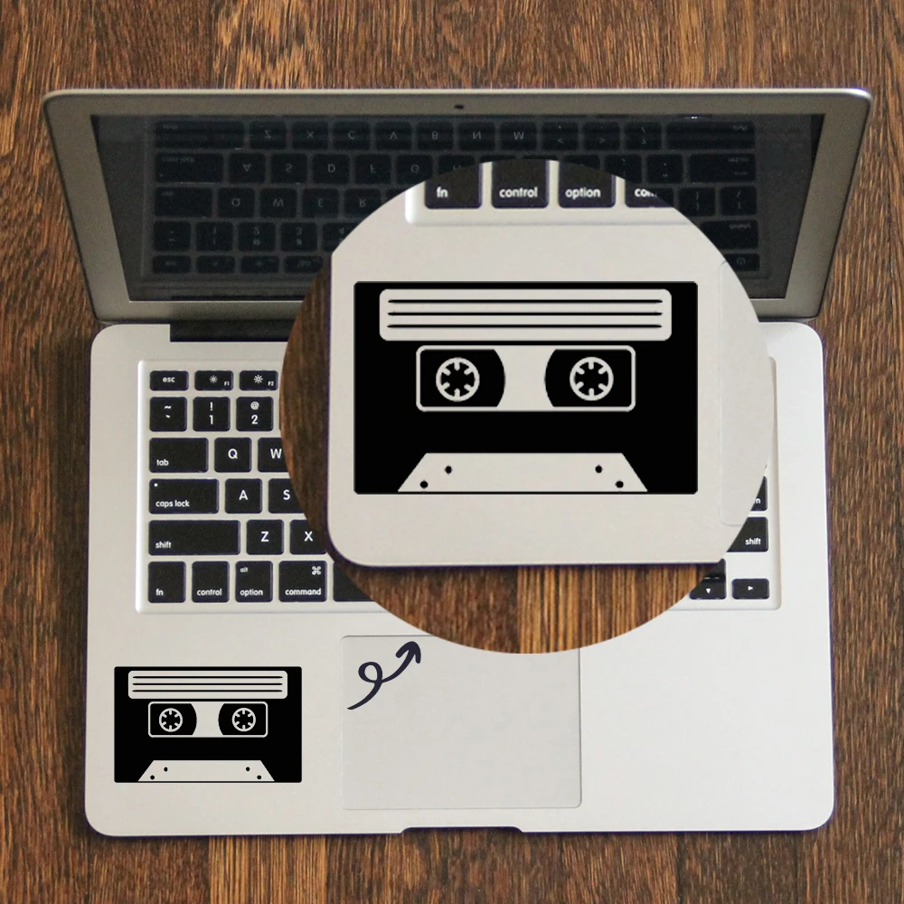 Винтажная клейкая лента для кассеты наклейка ноутбука MacBook Air Pro Retina 11 12 13 15 дюймов