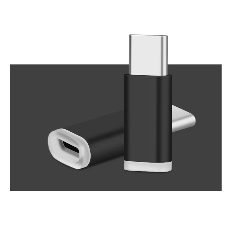 Micro USB To Type C Adapter Mini Charging Connector Type-C Adaptores Android Micro To USB C Fast Charge Support Drop Shipping (2)