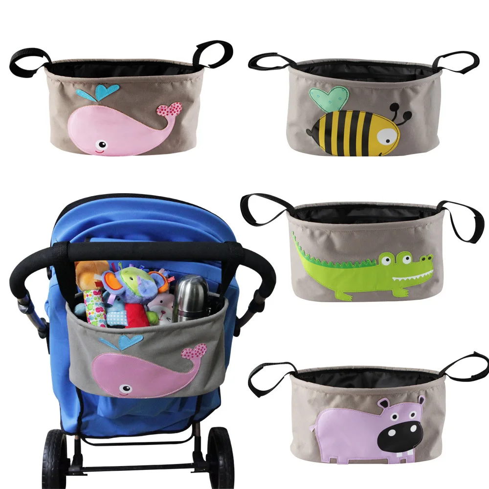 Universal Baby Carriage Mummy Bag Stroller Accessories Basket Hanging
