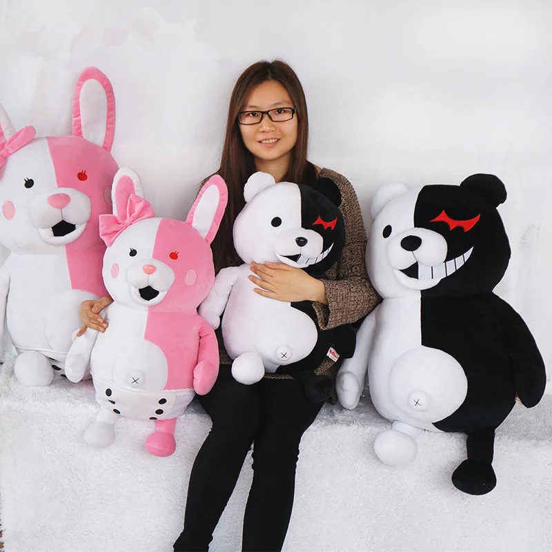 2018 Новинка 25 55 см аниме Dangan Ronpa Monokuma кукла плюшевые игрушки черный белый медведь
