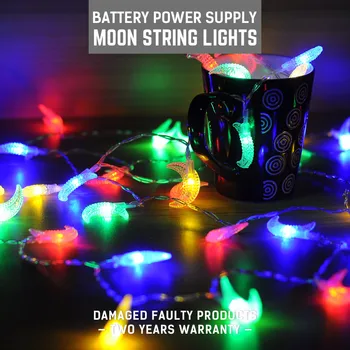 

5M RGB LED String Light DC5V Holiday lights Waterproof Fairy Lights garland Outdoor Home Moon Type Copper Wire Lamp 5-10W 20LED