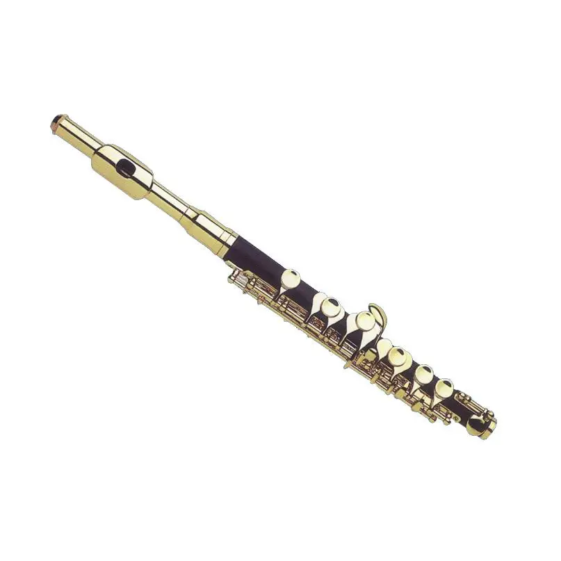

Bakelite Tube Gold Flute Piccolo C Flute Professional Musical Instrument Metal Ocarina Flute With Case