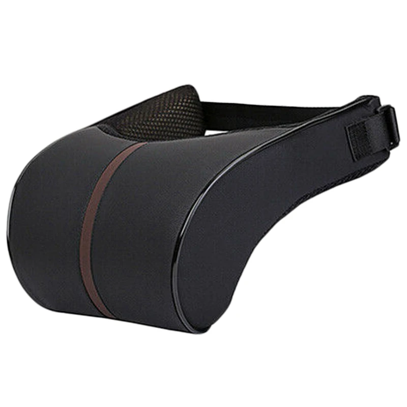 Поддержка шеи автомобильное сиденье подголовник подушка кости мягкая прокладка из пены с эффектом памяти подушка черный