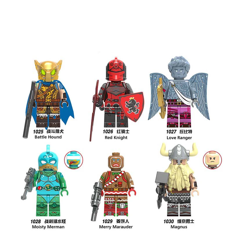 

Fortress characters biweekly popular game minifigs model building blocks toys compatible with weapons action map toys children