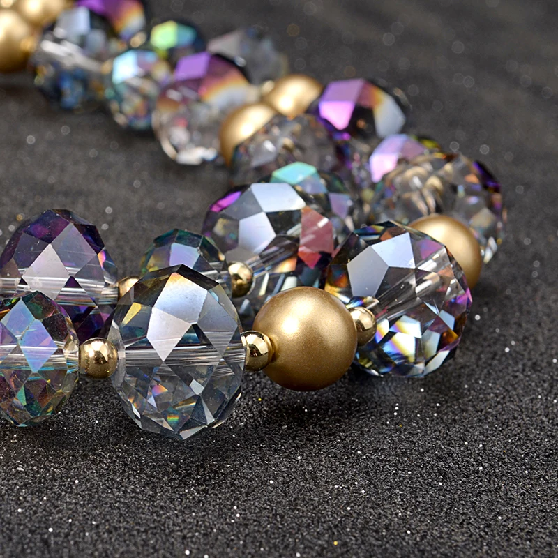 UDDEIN African beads jewelry set Layer Crystal Necklace & Pendant Vintage Statement Chokers Nigerian Wedding Indian Jewelry Sets - Image 4