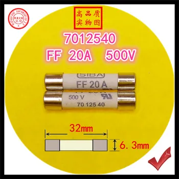 

100% 10PCS New FF 20A 7012540 500V 6.3x32mm Ceramic fuse core