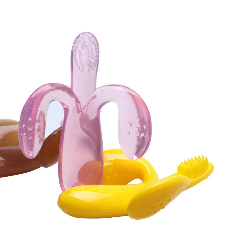 

High Quality Sea Turtle Toothbrush Environmentally Safe Soft Silicone Baby Teether Teething Kids Teether Children Toothbrushs