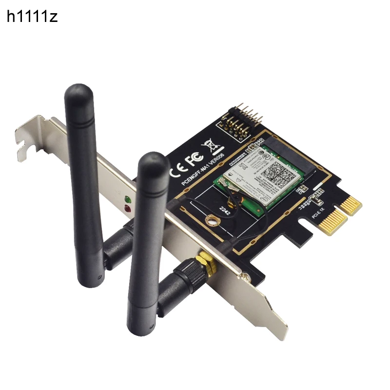Адаптер M.2 NGFF Key A + E Mini PCI Беспроводной Wi Fi Bluetooth сетевой адаптер Express 1X M2 поддержка