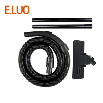 

Diameter 32mm Black Flexible suction Hose+Straight hose pipe+Floor brush for Vacuum Cleaner parts